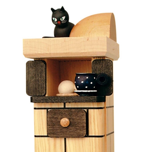 KWO Kachelofen mit Holz, natur