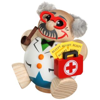 Kugelräucherfigur Doktor