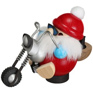 Kugelräuchermännchen Biker Nikolaus