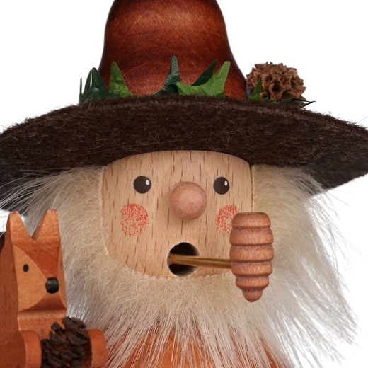 Räuchermann Mini Waldmann mit Eichhörnchen