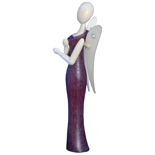 Design-Engel aus Amaranth - Mini