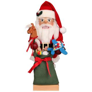 Ulbricht Nussknacker Weihnachtsmann mit Spielzeug