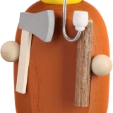 Räuchermännchen Holzsammler, 14 cm