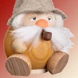 Kugelräuchermännchen Waldzwerg - sandgelb