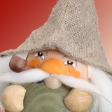 Kugelräuchermännchen Waldzwerg - moosgrün