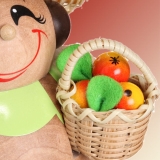 Kugelräucherfigur Gärtnerin
