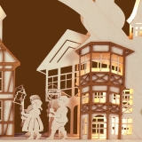 SAICO 3D Schwibbogen Altstadt groß