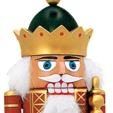 Nussknacker König mit Krone