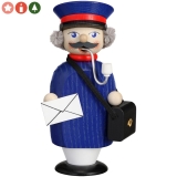 Räuchermännchen Briefträger, 14 cm
