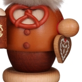 Räuchermann Mini Bayer natur - 14 cm