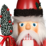 Ulbricht Nussknacker Weihnachtsmann mit Teddy