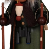 Räuchermännchen Förster auf Ski