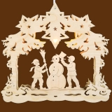 SAICO Fensterlicht Schneemann