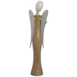 Design-Engel aus Robinie