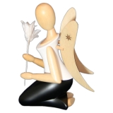Design-Engel mit Glockenblume