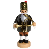 Räuchermann Bergmann mit Horn