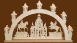 SAICO Doppel-Schwibbogen Dresden - Erzgebirge