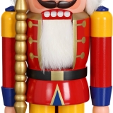 Nussknacker König rot