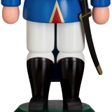 Nussknacker Polizist blau