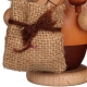 Räuchermann Mini Weihnachtsmann mit Sack