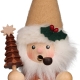 Räuchermann Mini Weihnachtsmann mit Geschenken