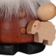Räuchermann Mini Schäfer natur - 9,5 cm