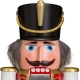 Nussknacker Husar rot