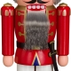 Nussknacker Polizist rot