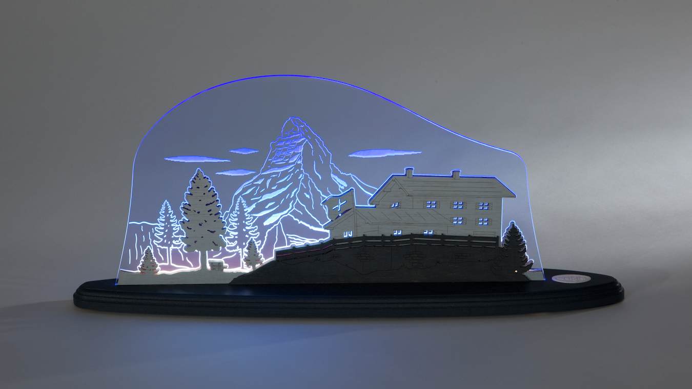 Matterhorn LED | Erzgebirge-Shopping Motivleuchte von Weigla