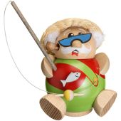 Kugel-Räuchermännchen Angler