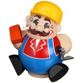 Kugelräuchermännchen Bauarbeiter Kugelräuchermännchen Bauarbeiter