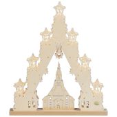 SAICO 3D Lichterspitze Seiffener Kirche mit Innenbeleuchtung SAICO 3D Lichterspitze Seiffener Kirche mit Innenbeleuchtung