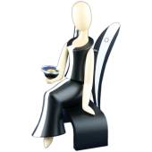 Design-Engel Black Beauty sitzend